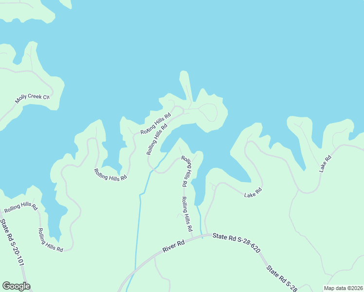 map of restaurants, bars, coffee shops, grocery stores, and more near 2679 Rolling Hills Road in Ridgeway