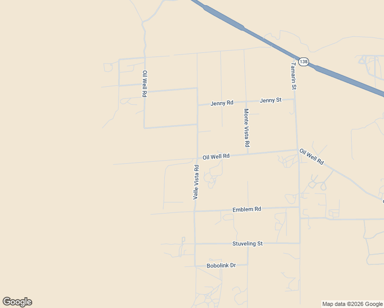 map of restaurants, bars, coffee shops, grocery stores, and more near 4426 Oil Well Road in Phelan