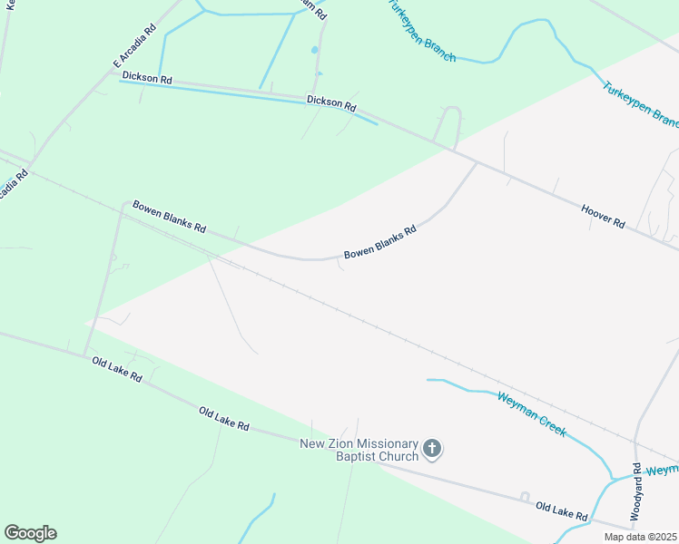 map of restaurants, bars, coffee shops, grocery stores, and more near 485 Bowen-Blanks Drive in Riegelwood