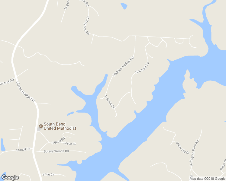 map of restaurants, bars, coffee shops, grocery stores, and more near 3277 Hidden Valley Road in Gainesville