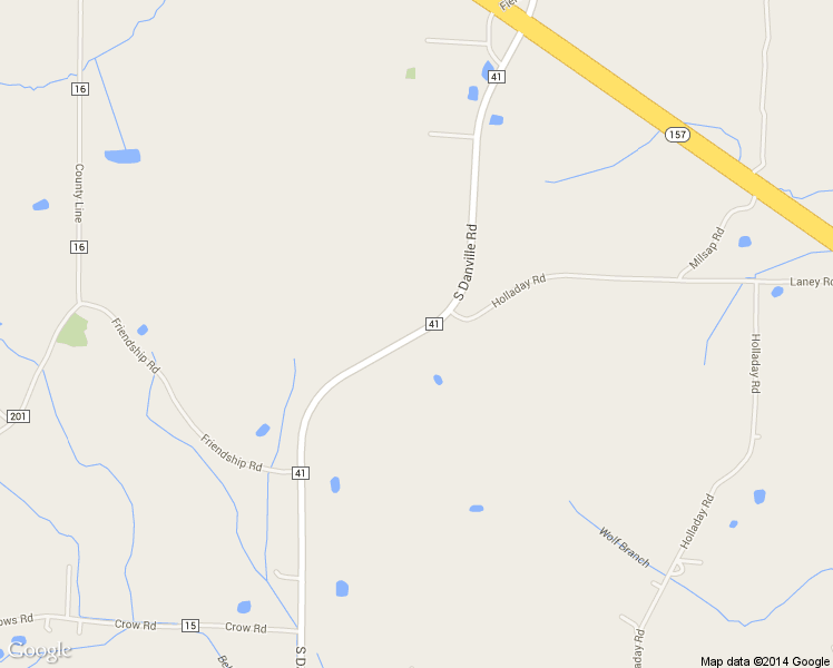 map of restaurants, bars, coffee shops, grocery stores, and more near South Danville Road in Danville