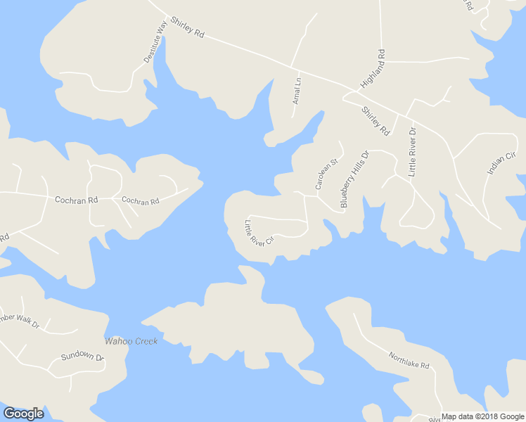 map of restaurants, bars, coffee shops, grocery stores, and more near 5527 Little River Circle in Gainesville