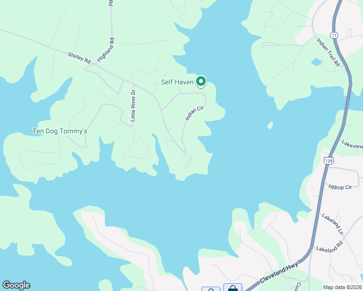 map of restaurants, bars, coffee shops, grocery stores, and more near 5245 Indian Circle in Gainesville