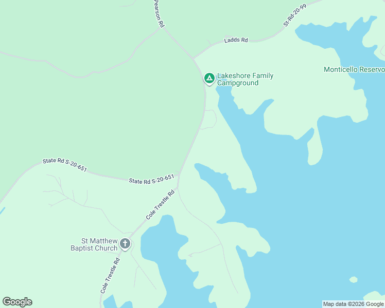 map of restaurants, bars, coffee shops, grocery stores, and more near 3539 Pearson Road in Blair