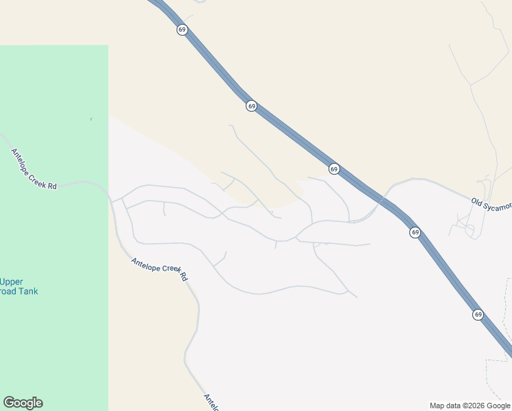 map of restaurants, bars, coffee shops, grocery stores, and more near 15445 East Upper Ridge Lane in Mayer