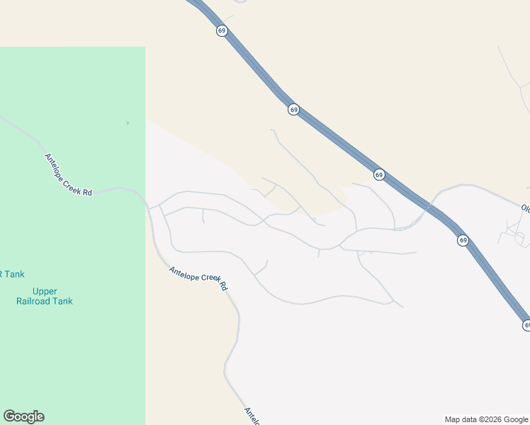 map of restaurants, bars, coffee shops, grocery stores, and more near 15420 East Upper Ridge Lane in Mayer
