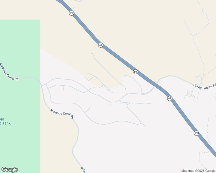 map of restaurants, bars, coffee shops, grocery stores, and more near 15445 East Upper Ridge Lane in Mayer