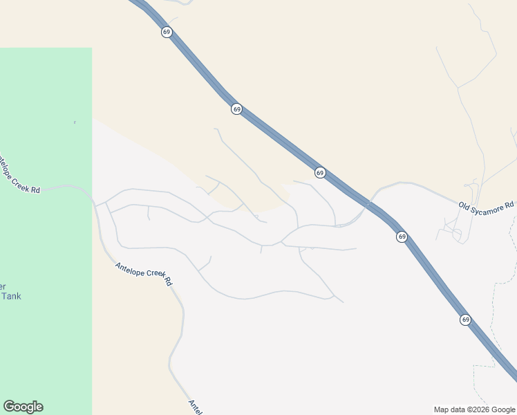 map of restaurants, bars, coffee shops, grocery stores, and more near 15445 East Upper Ridge Lane in Mayer