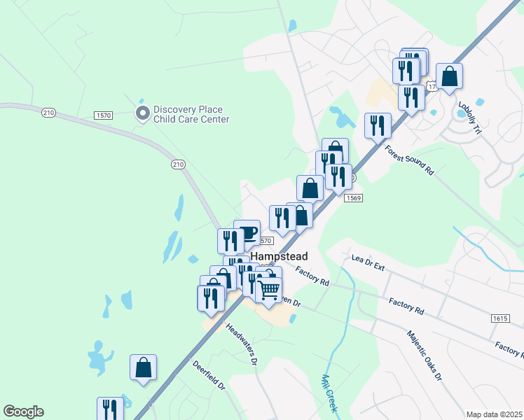 map of restaurants, bars, coffee shops, grocery stores, and more near 63 Aspen Road in Hampstead
