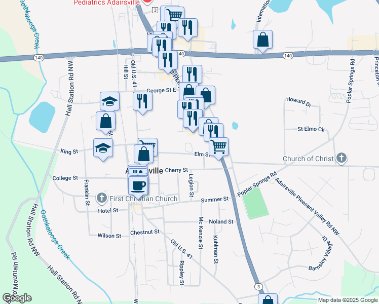 4 Magnolia Place, Adairsville GA Walk Score