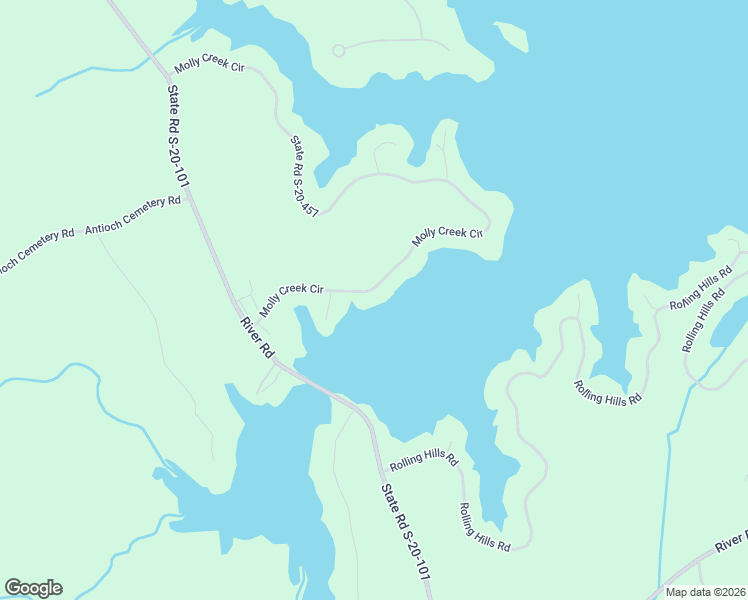 map of restaurants, bars, coffee shops, grocery stores, and more near 1545 State Road S-20-457 in Ridgeway