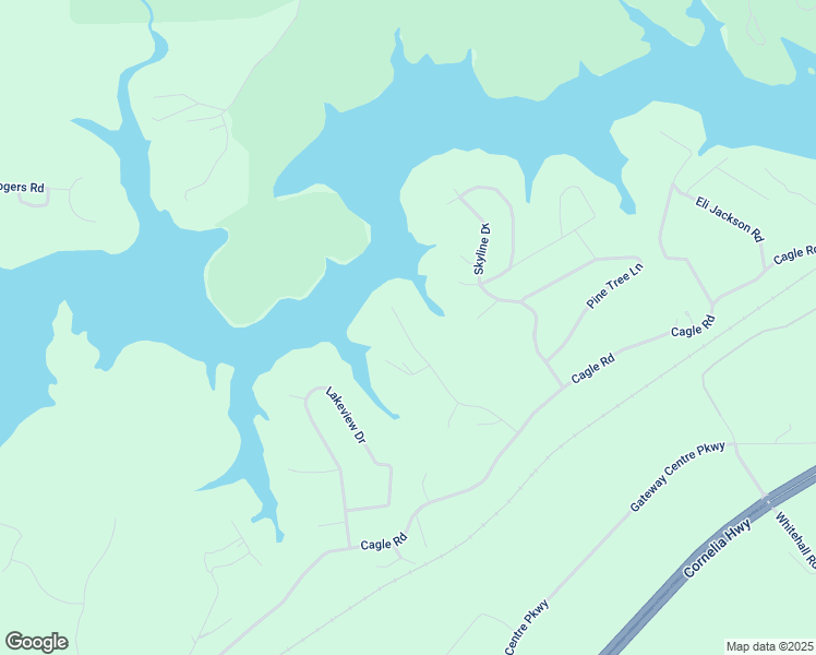 map of restaurants, bars, coffee shops, grocery stores, and more near 3852 Clubhouse Drive in Gainesville