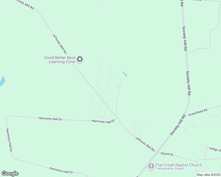 map of restaurants, bars, coffee shops, grocery stores, and more near 1515 Millwood Drive in Darlington