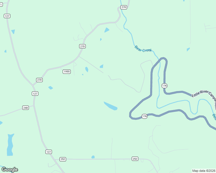 map of restaurants, bars, coffee shops, grocery stores, and more near 477 County Road 1902 in Fort Payne