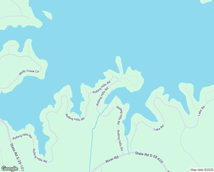 map of restaurants, bars, coffee shops, grocery stores, and more near 2004 Rolling Hills Road in Ridgeway
