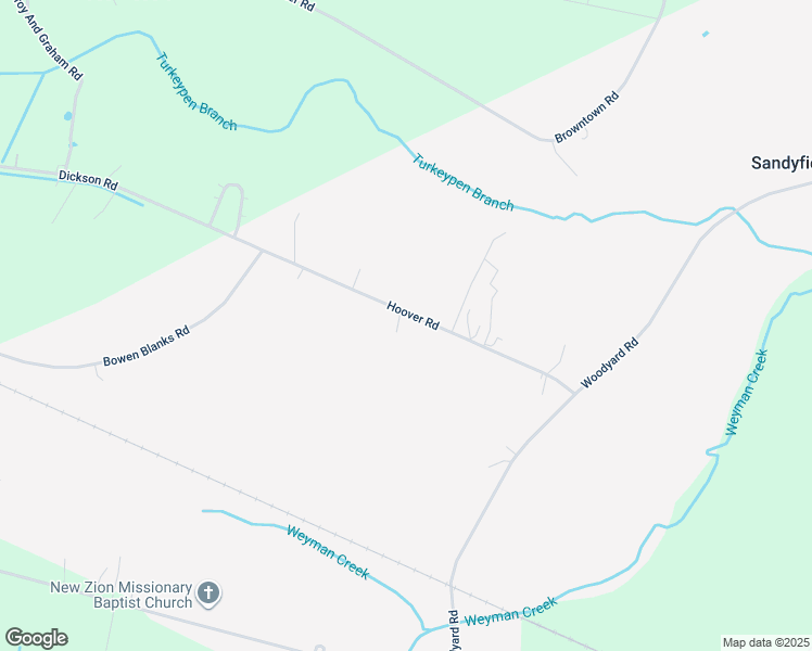 map of restaurants, bars, coffee shops, grocery stores, and more near 407 Hoover Road in Riegelwood