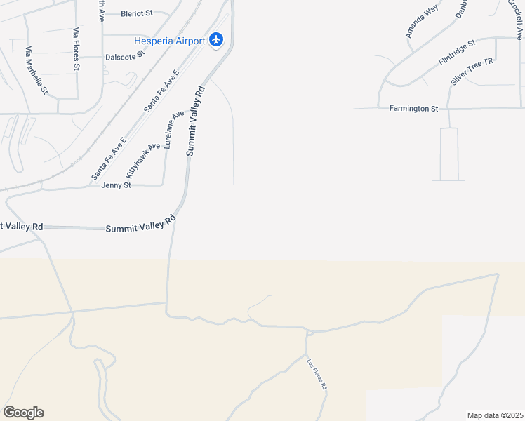 map of restaurants, bars, coffee shops, grocery stores, and more near Middleton Avenue in Hesperia