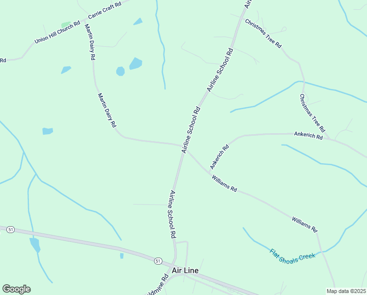 map of restaurants, bars, coffee shops, grocery stores, and more near 301 Martin Dairy Road in Bowersville