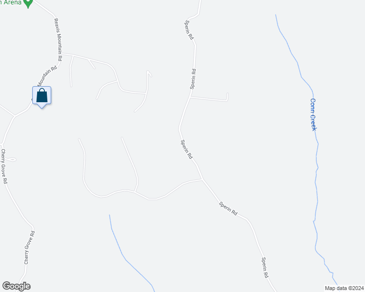 map of restaurants, bars, coffee shops, grocery stores, and more near 2271 Sperin Road in Ball Ground