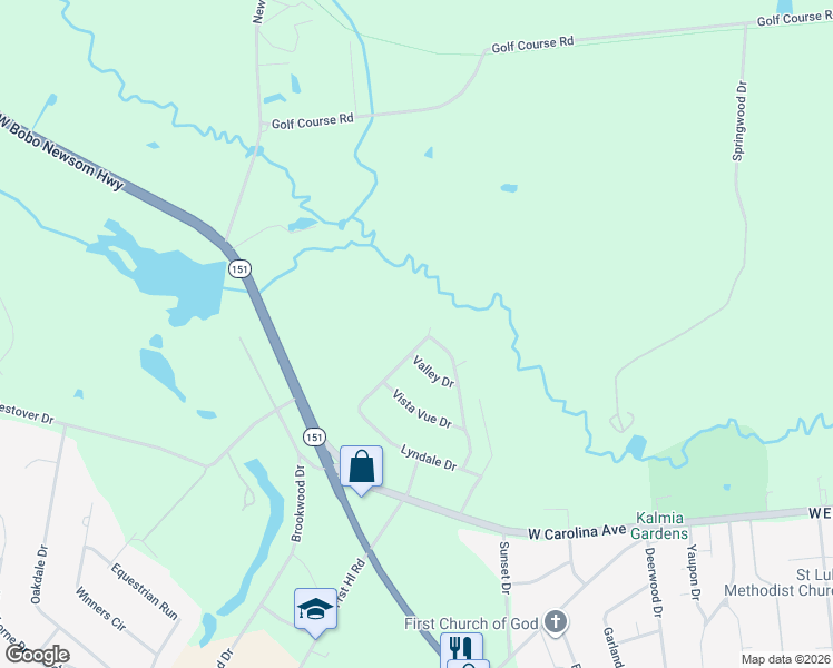 map of restaurants, bars, coffee shops, grocery stores, and more near 329 Lyndale Drive in Hartsville