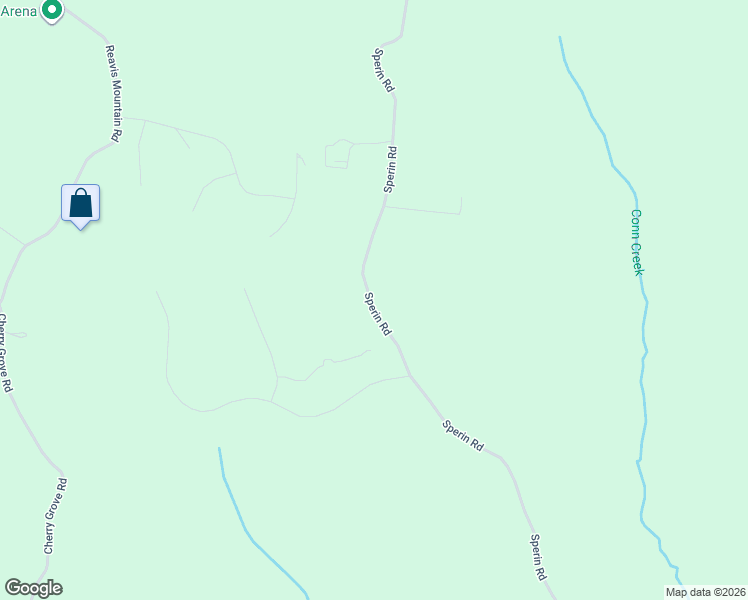 map of restaurants, bars, coffee shops, grocery stores, and more near 2271 Sperin Road in Ball Ground
