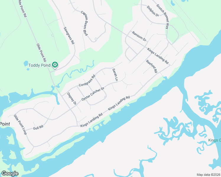 map of restaurants, bars, coffee shops, grocery stores, and more near 228 Shearwater Drive in Hampstead