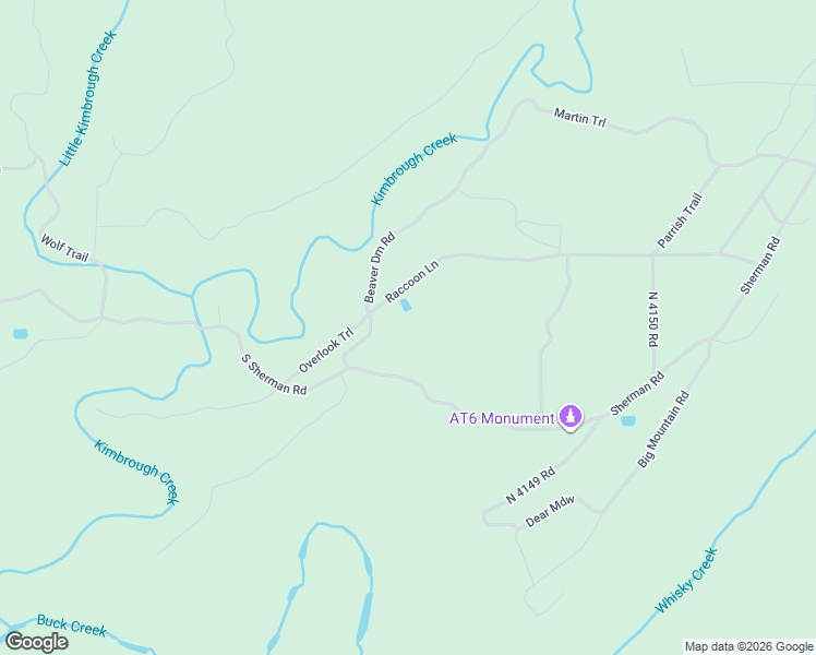 map of restaurants, bars, coffee shops, grocery stores, and more near Beaver Dam Road in Antlers