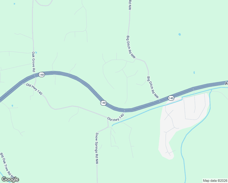 map of restaurants, bars, coffee shops, grocery stores, and more near 56 Wesley Mill Drive in Adairsville