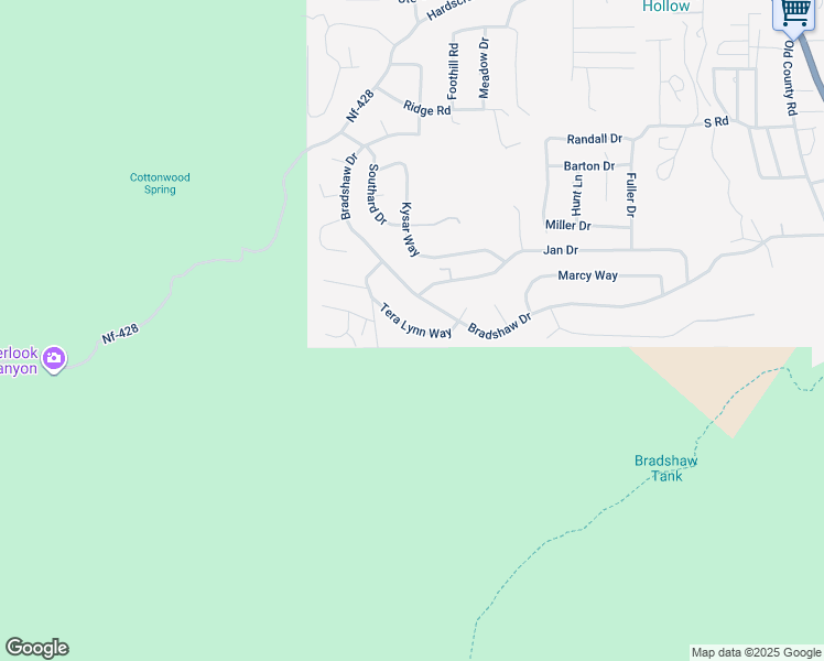 map of restaurants, bars, coffee shops, grocery stores, and more near 47 Tera Lynn Way in Pine