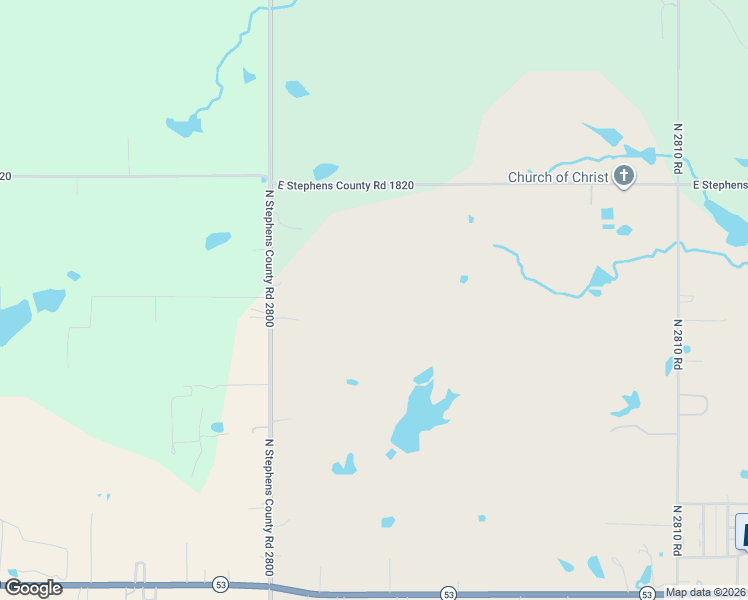 map of restaurants, bars, coffee shops, grocery stores, and more near in Comanche