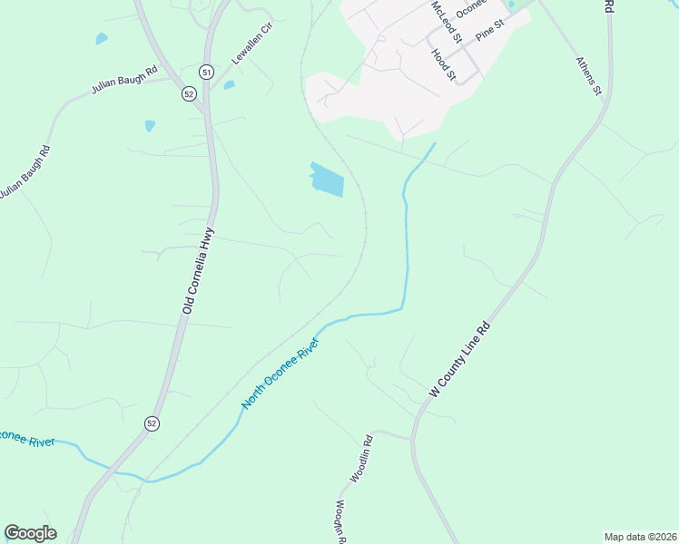 map of restaurants, bars, coffee shops, grocery stores, and more near 5474 Morgan Manor Ct in Lula