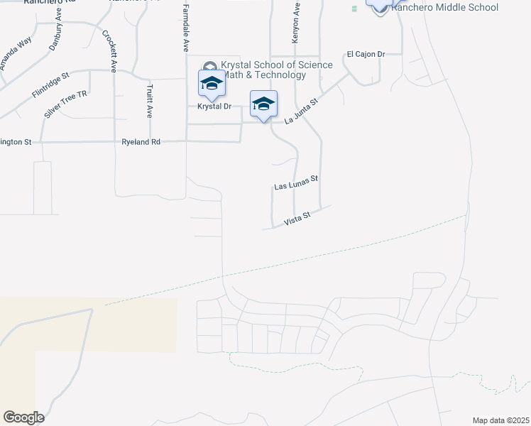 map of restaurants, bars, coffee shops, grocery stores, and more near 6716 Paw Paw Avenue in Hesperia