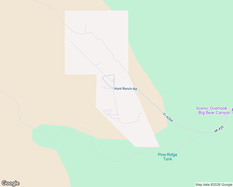 map of restaurants, bars, coffee shops, grocery stores, and more near 366 Hunt Ranch Road in Pine