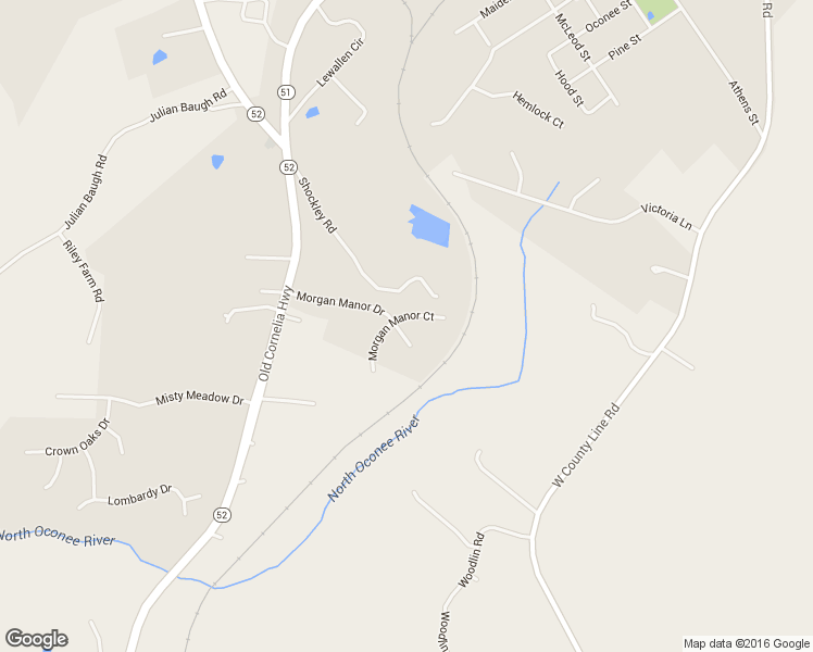 map of restaurants, bars, coffee shops, grocery stores, and more near 5444 Morgan Manor Court in Lula