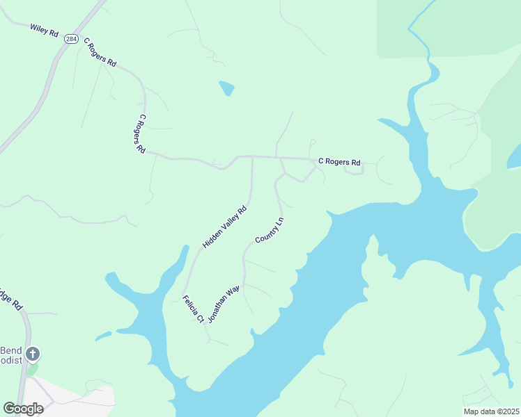 map of restaurants, bars, coffee shops, grocery stores, and more near 3223 Hidden Valley Road in Gainesville