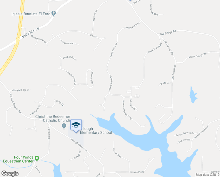 map of restaurants, bars, coffee shops, grocery stores, and more near 482 Henry Pirkle Drive in Dawsonville
