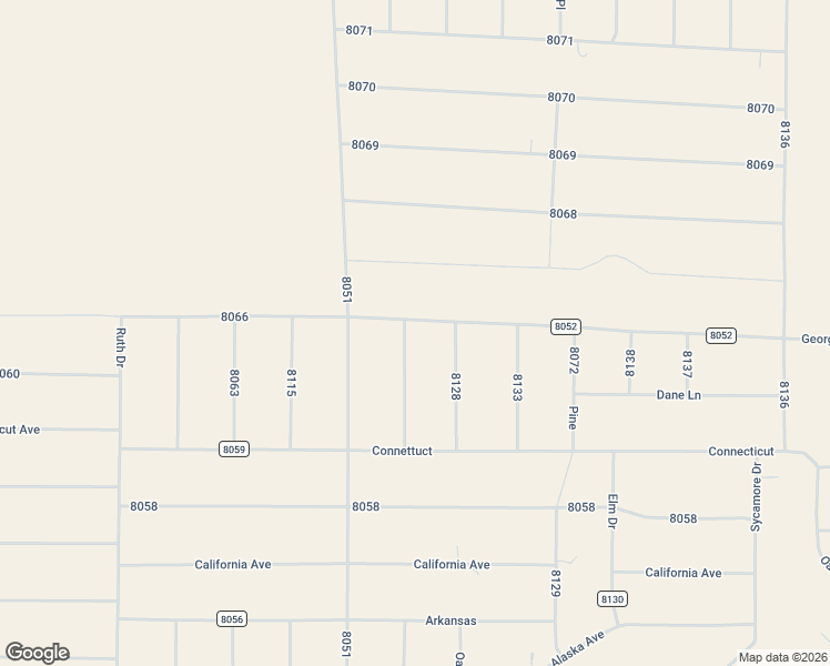 map of restaurants, bars, coffee shops, grocery stores, and more near Spruce Street in Concho
