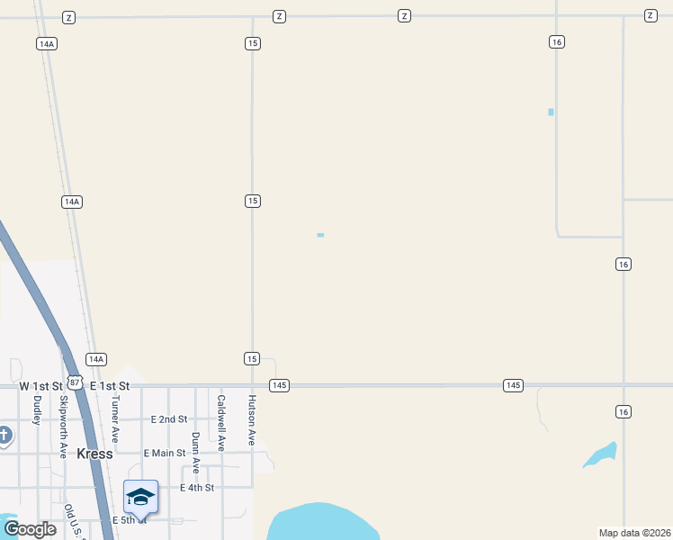 map of restaurants, bars, coffee shops, grocery stores, and more near in Kress