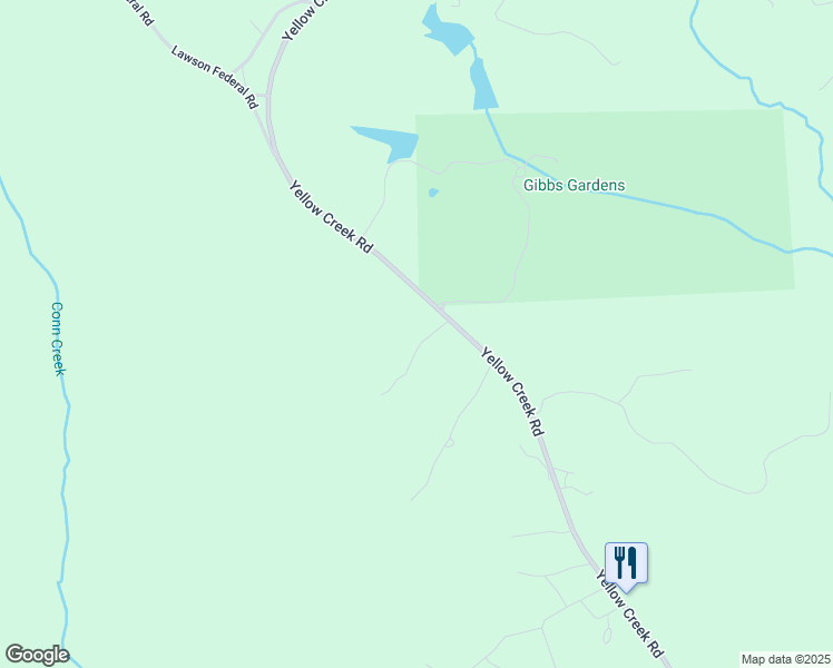 map of restaurants, bars, coffee shops, grocery stores, and more near 150 Sperin Road in Ball Ground