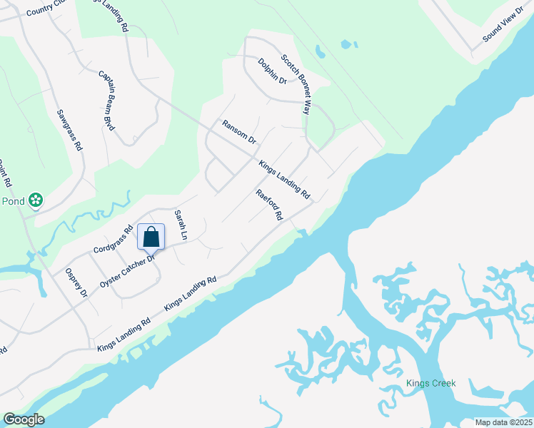 map of restaurants, bars, coffee shops, grocery stores, and more near 203 Skipper Rd in Hampstead
