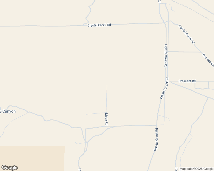 map of restaurants, bars, coffee shops, grocery stores, and more near Mesa Road in Lucerne Valley