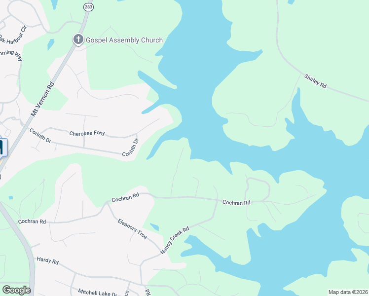 map of restaurants, bars, coffee shops, grocery stores, and more near 3880 Jack Wilson Road in Gainesville