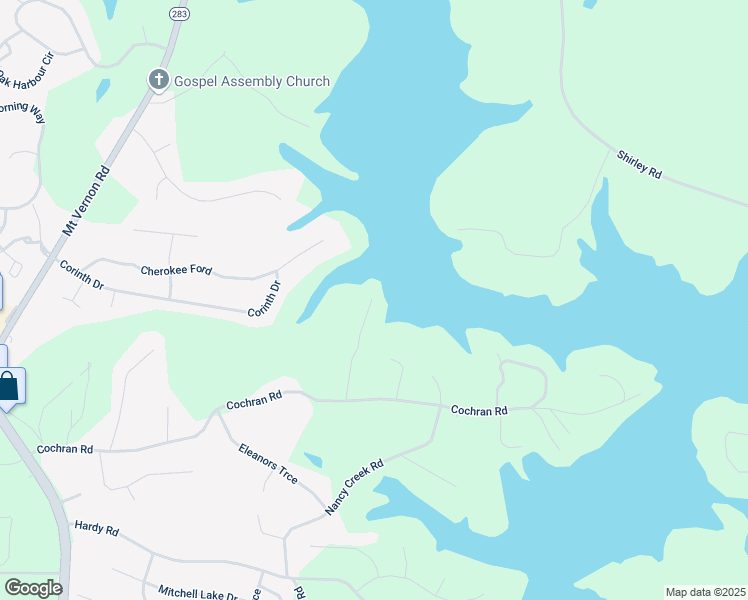 map of restaurants, bars, coffee shops, grocery stores, and more near 3868 Jack Wilson Road in Gainesville