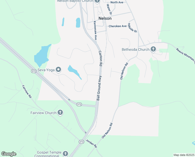 map of restaurants, bars, coffee shops, grocery stores, and more near 1000 Laurel Lake Drive in Ball Ground