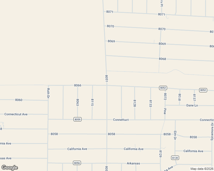 map of restaurants, bars, coffee shops, grocery stores, and more near Spruce Street in Concho
