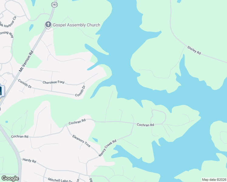 map of restaurants, bars, coffee shops, grocery stores, and more near 3880 Jack Wilson Road in Gainesville