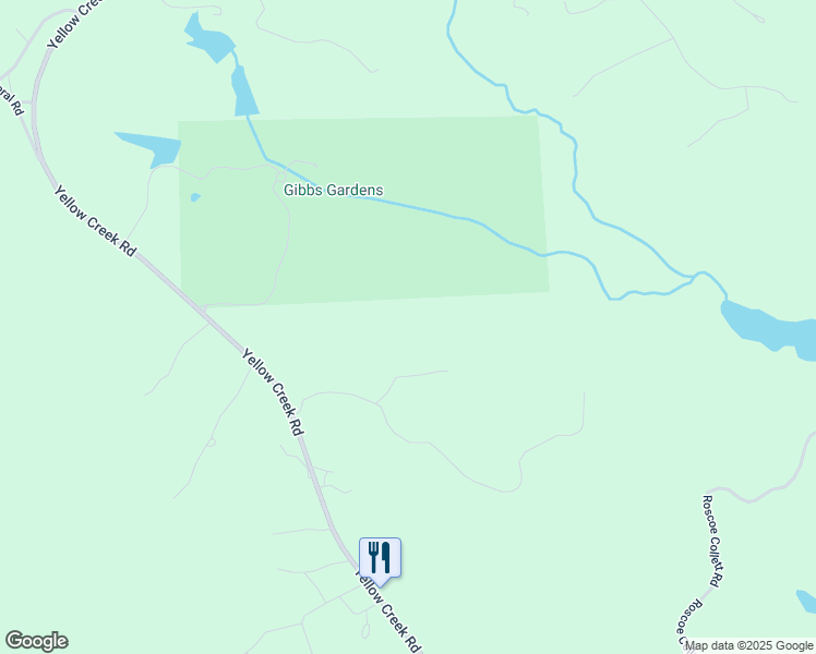 map of restaurants, bars, coffee shops, grocery stores, and more near 6540 Yellow Creek Road in Ball Ground