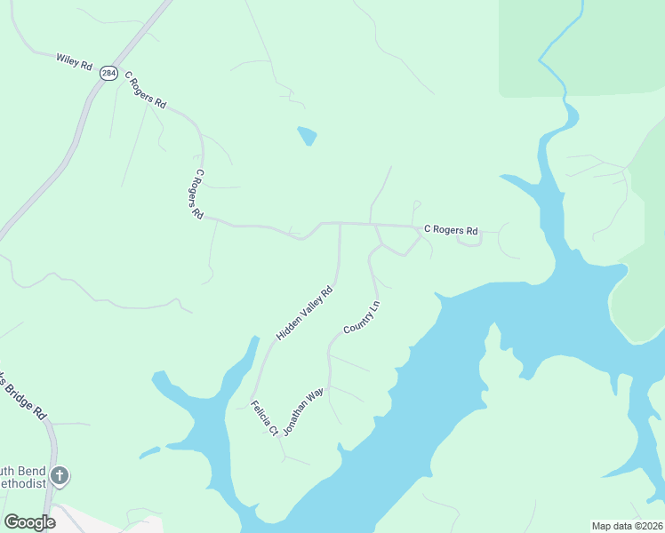 map of restaurants, bars, coffee shops, grocery stores, and more near 3220 Hidden Valley Road in Gainesville