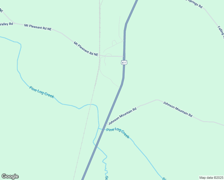 map of restaurants, bars, coffee shops, grocery stores, and more near 4725 U.S. 411 in Rydal