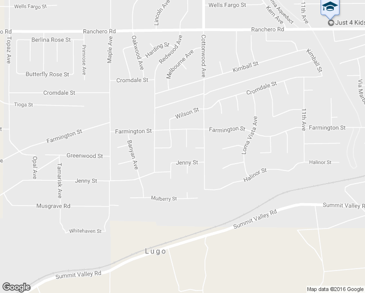 map of restaurants, bars, coffee shops, grocery stores, and more near 6834 Phoenix Court in Hesperia